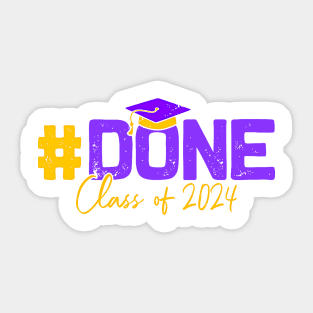 Class of 2024 , Graduation Gifts for Him Family Women Sticker